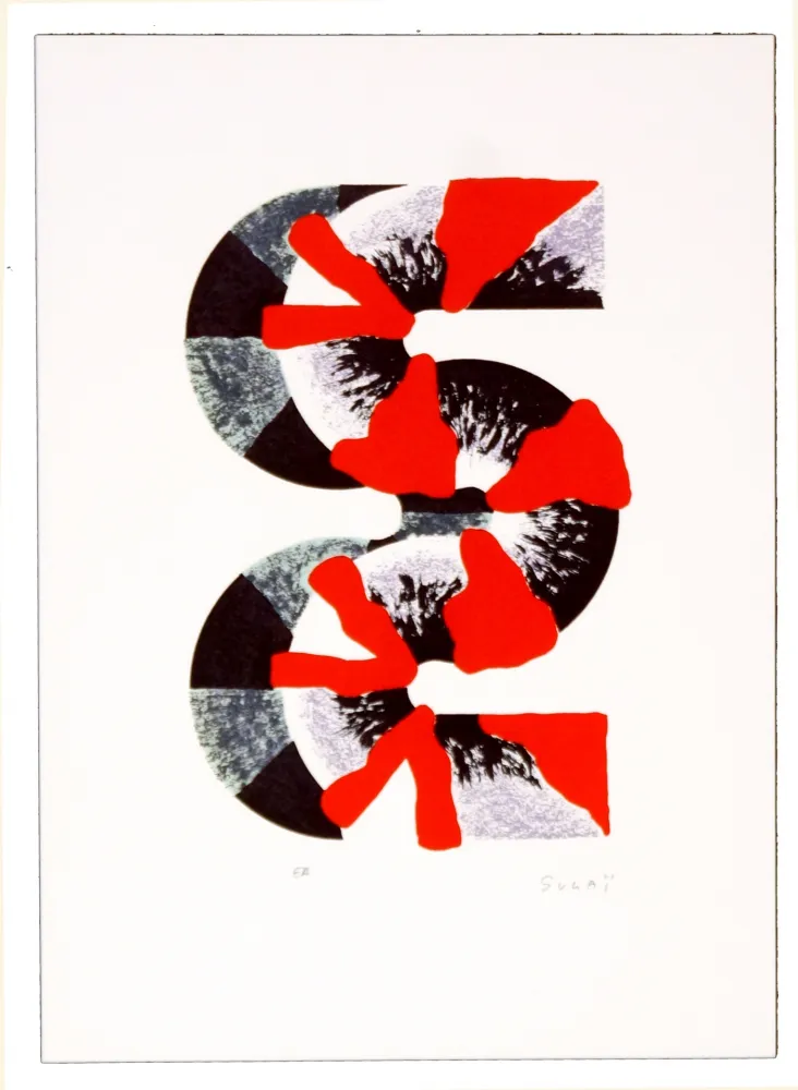Lithografie Sugai - Sans titre 