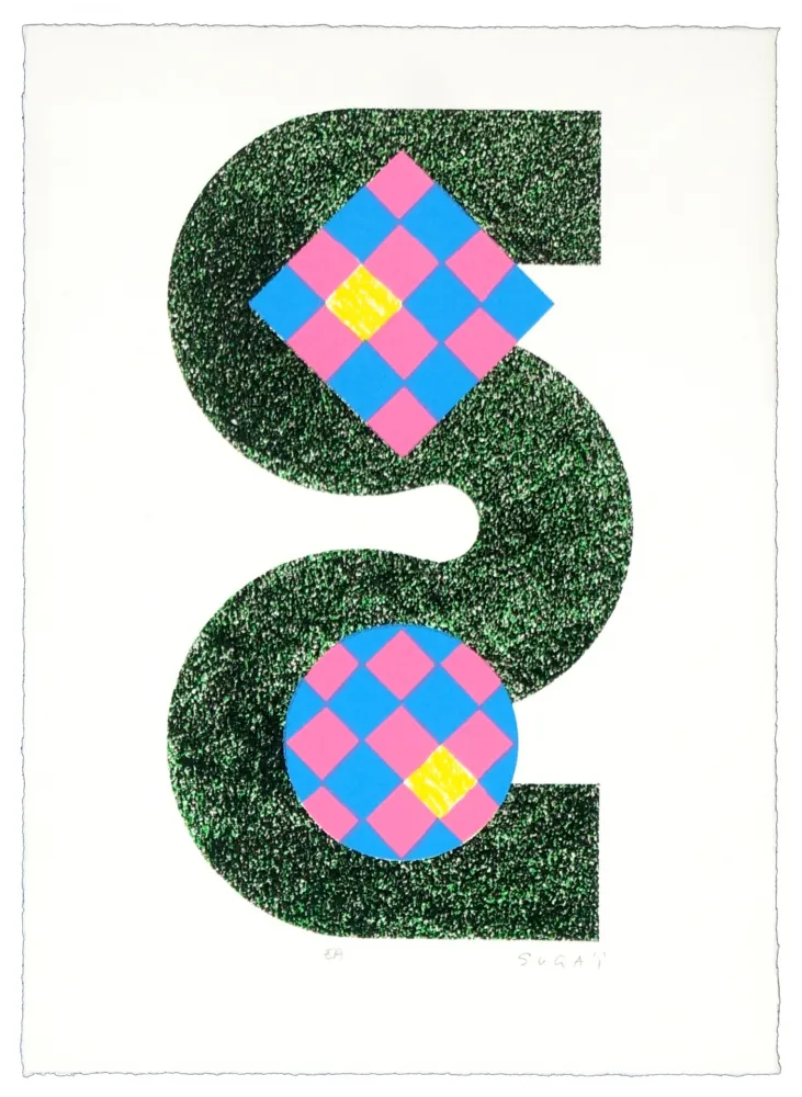 Lithografie Sugai - Sans titre 