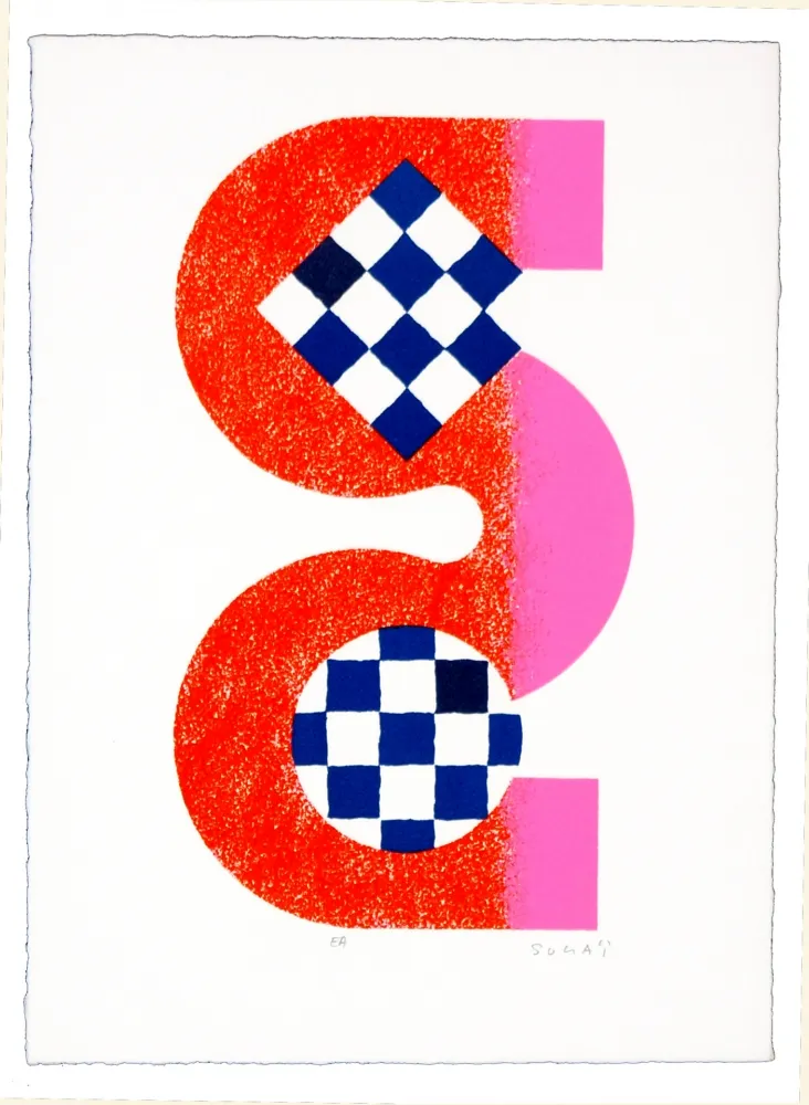 Lithografie Sugai - Sans titre 
