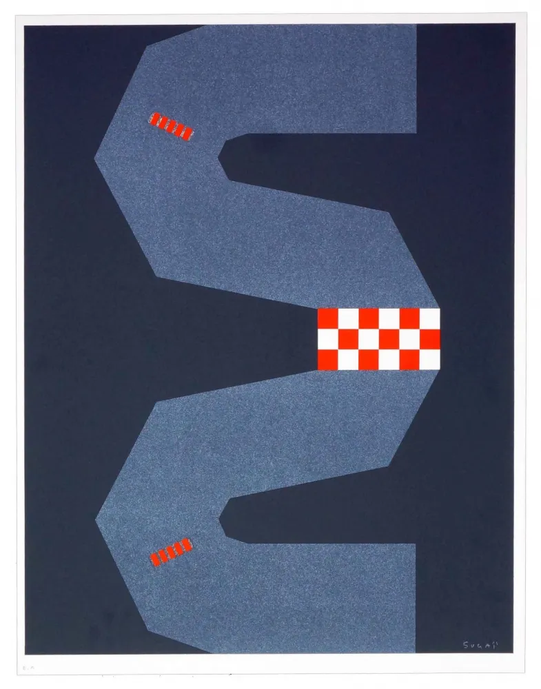 Lithografie Sugai - Sans Titre