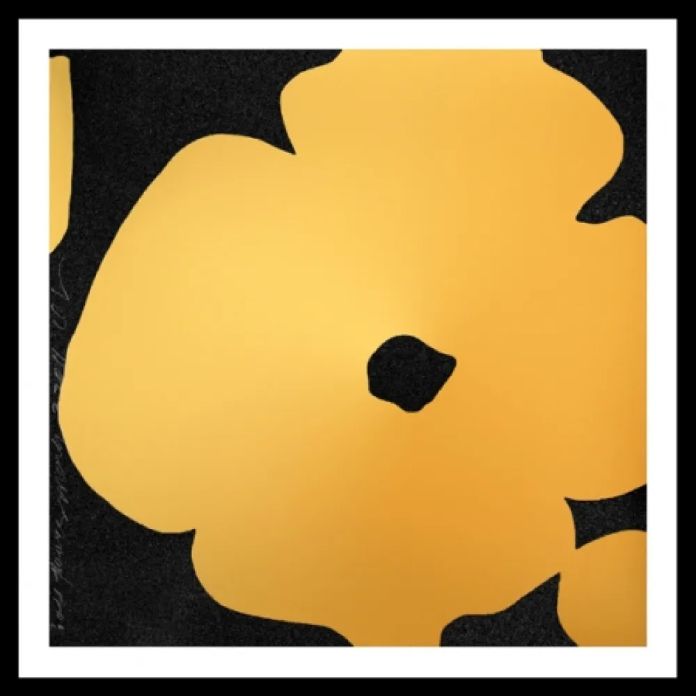 Zeefdruk Sultan - Gold Flower