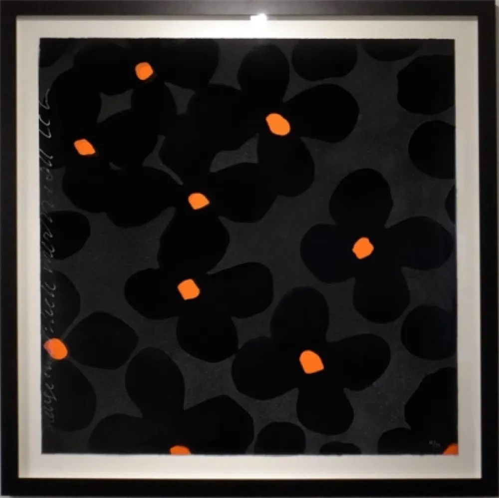 Zeefdruk Sultan - Orange & Black