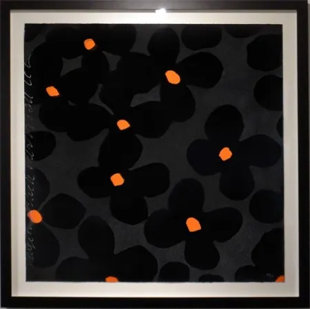 Zeefdruk Sultan - Orange & Black