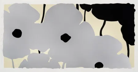 Zeefdruk Sultan - Silver Poppies