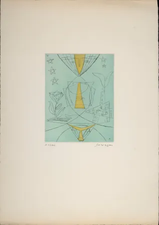 Ets Survage - Composition surréaliste XVI, c. 1930s