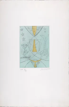 Gravure Survage - Minotaure, c. 1930s - Hand-signed!