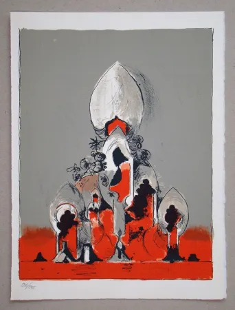 Lithografie Sutherland - Hommage à San Lazzaro
