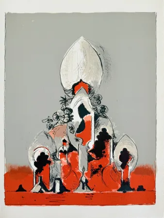 Lithografie Sutherland - Hommage à San Lazzaro