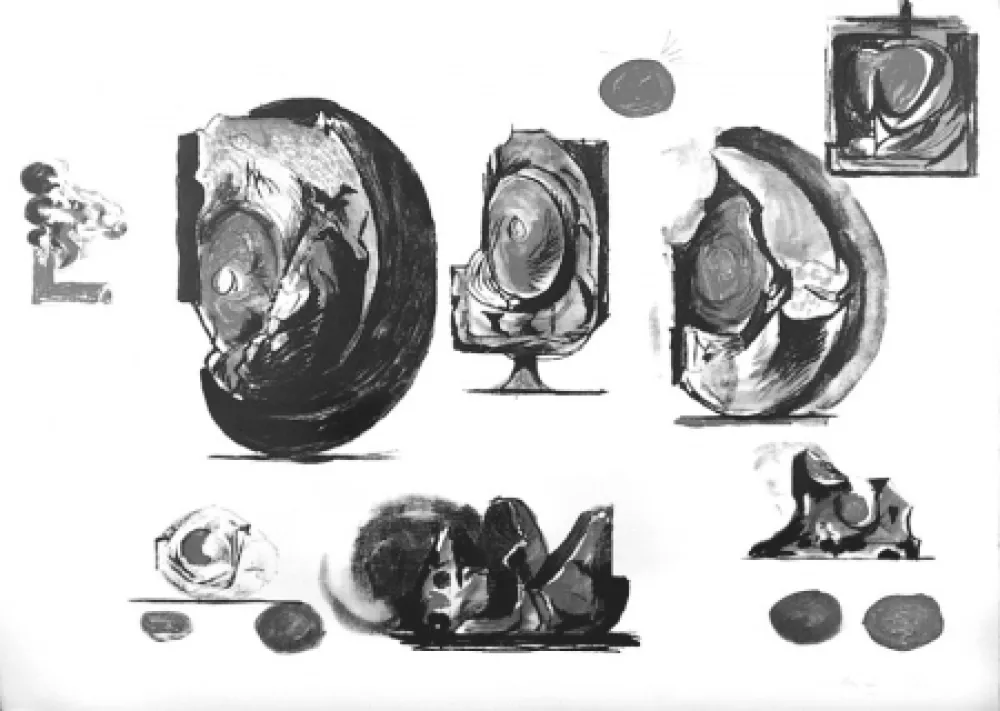 Lithografie Sutherland - Planches d'études