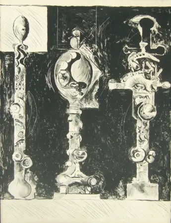 Lithografie Sutherland - Three organic forms