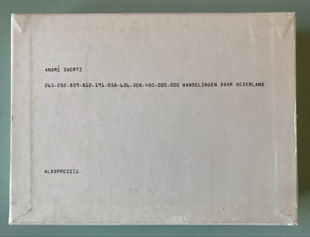 Geen Techniek Swertz - 265.252.859.812.191.058.636.308.480.000.000 wandelingen door nederland / Walks in the Netherlands