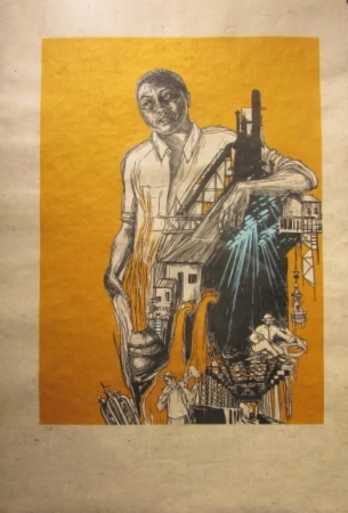 Zeefdruk Swoon - Braddock Steel