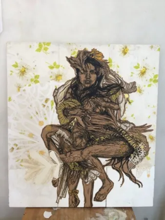 Zeefdruk Swoon - Monica