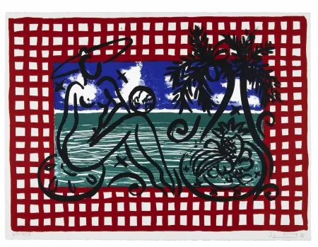 Lithografie Szczesny - Bathers on Mustique