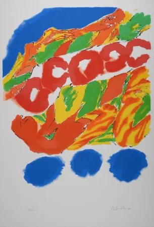 Zeefdruk Tabuchi - Composition