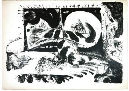 Lithografie Tabuchi - La Nuit
