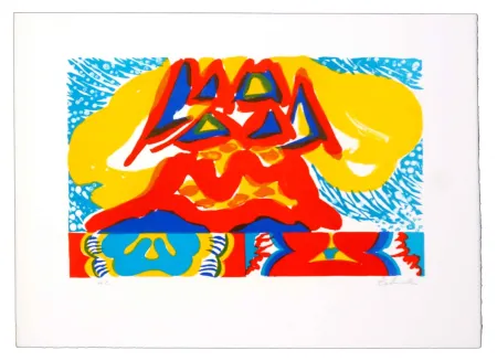 Lithografie Tabuchi - Sans titre