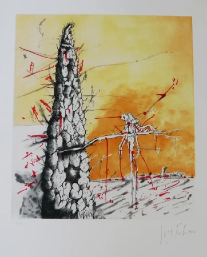 Ets En Aquatint Tacla - Cuarto para dos