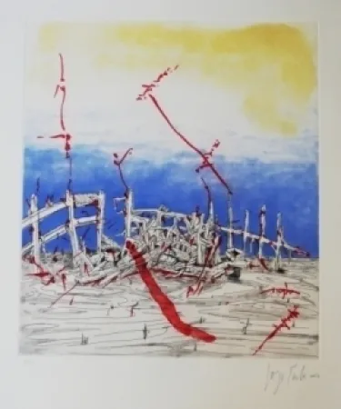 Ets En Aquatint Tacla - La memoria