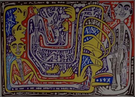 Zeefdruk Taillandier - Personnages, 2010 