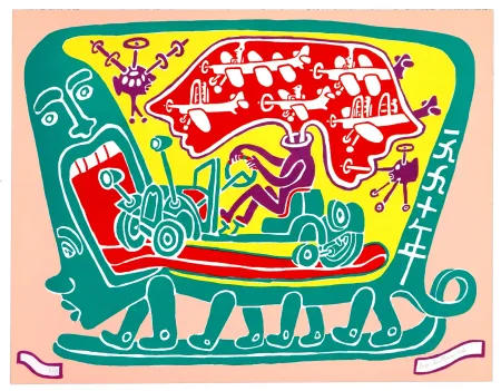 Lithografie Taillandier - Sans titre