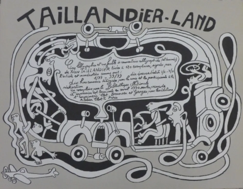 Lithografie Taillandier - Taillendier Land