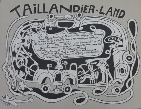Lithografie Taillandier - Taillendier Land