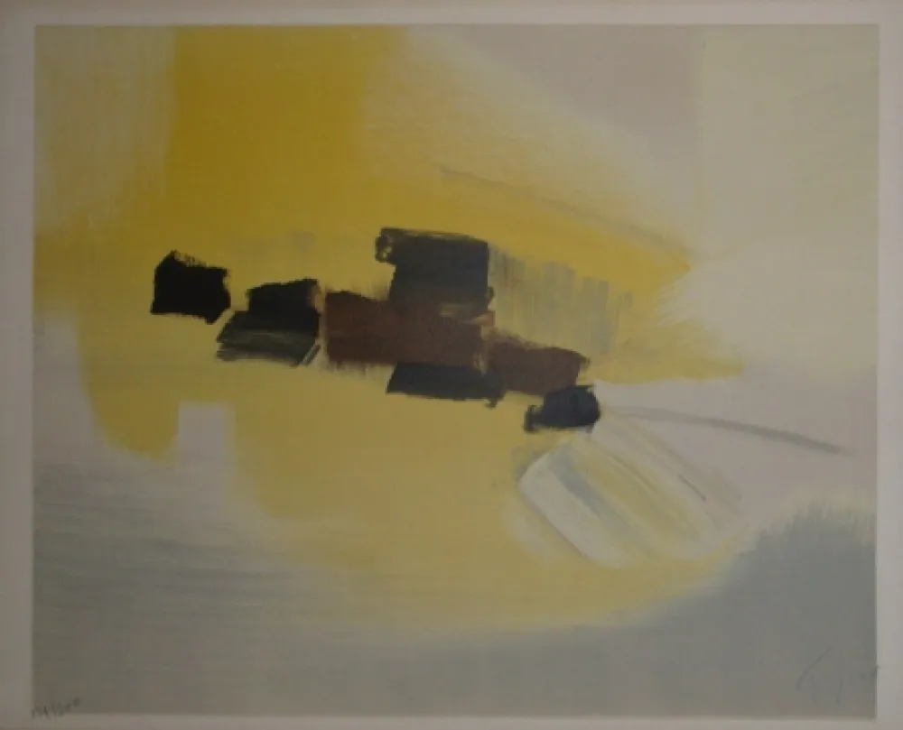 Lithografie Tal Coat - Dans les champs