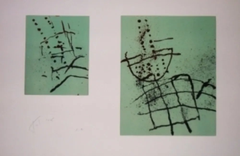 Ets En Aquatint Tal Coat - Piège