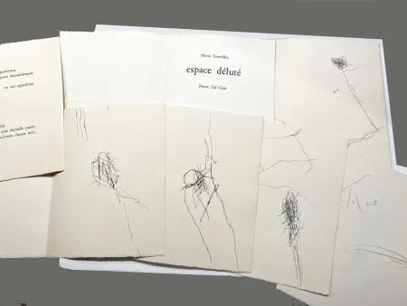 Geïllustreerd Boek Tal Coat - Pierre Torreilles : ESPACE DÉLUTÉ. 7 gravures originales de Pierre Tal Coat.