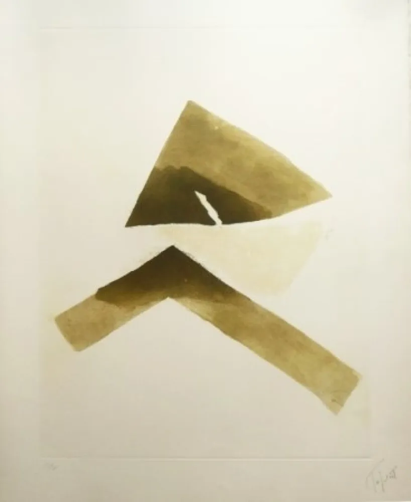 Ets En Aquatint Tal Coat - Se rejoignant