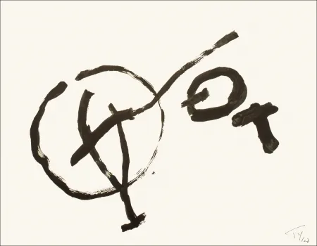 Lithografie Tal Coat - Solitude dans la plaine