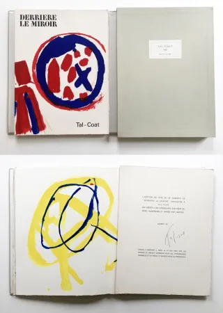 Geïllustreerd Boek Tal Coat - TAL COAT. DERRIÈRE LE MIROIR N° 131. Mai 1962. TIRAGE DE LUXE SIGNÉ.