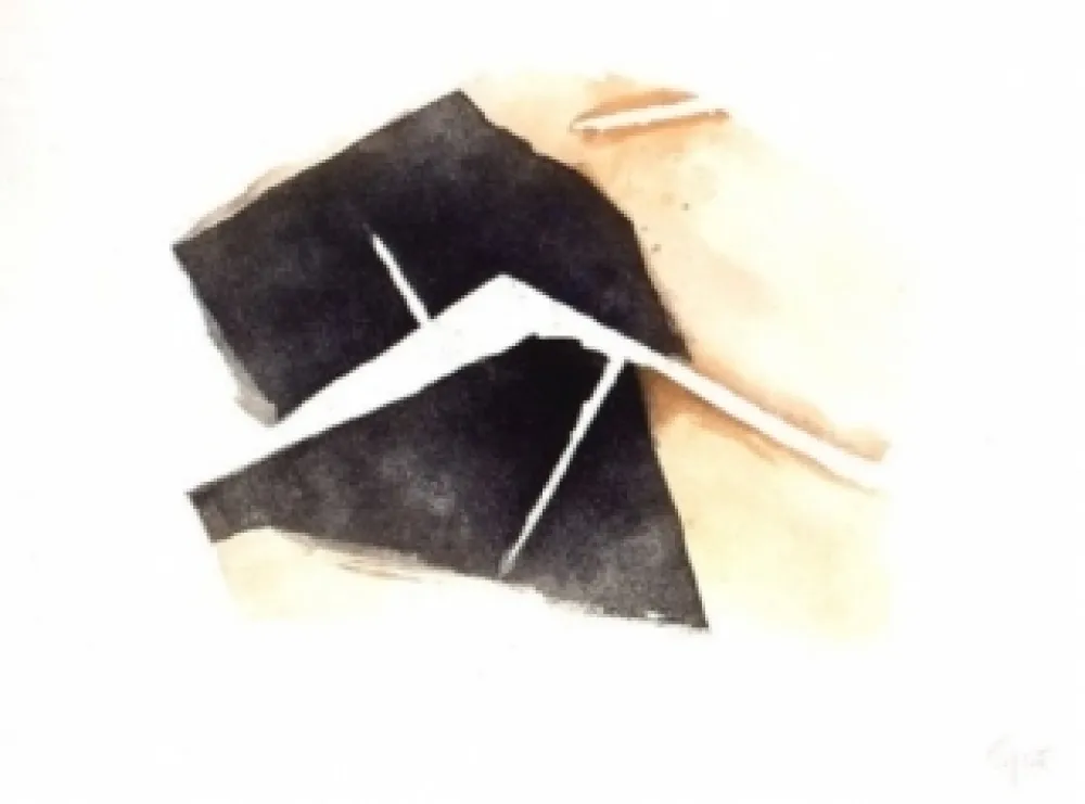 Aquatint Tal Coat - Terres abreuvées