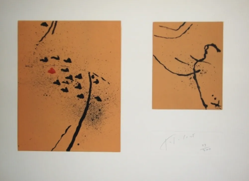 Ets En Aquatint Tal Coat - Traces