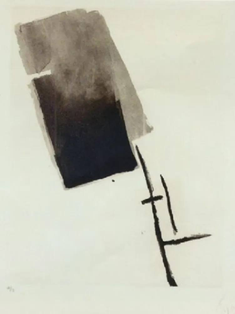 Aquatint Tal Coat - Tranchant