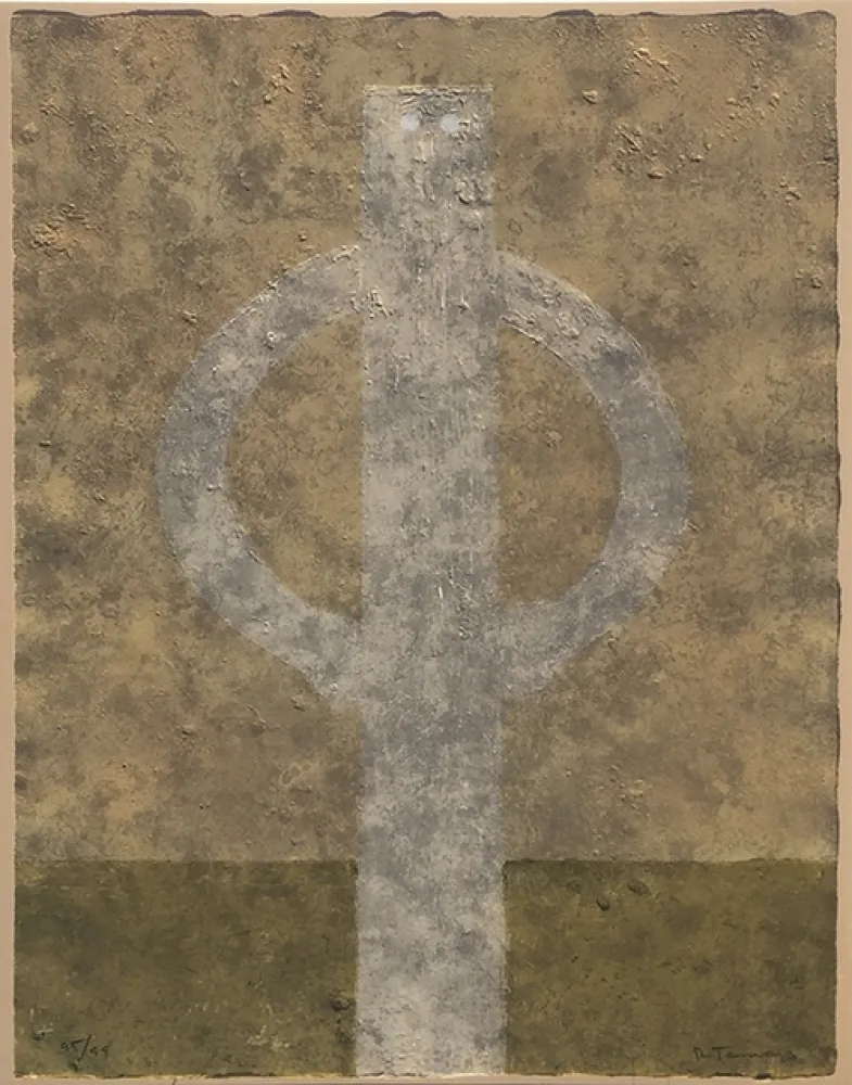 Ets En Aquatint Tamayo - Figura en Jarras