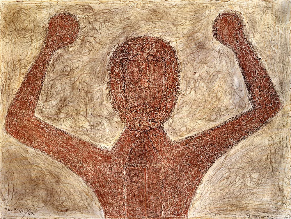 Gravure Tamayo - Hombre frente al cielo