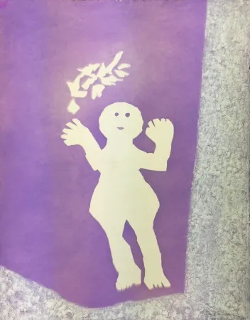 Gravure Tamayo - NIÑO CON PAJARO