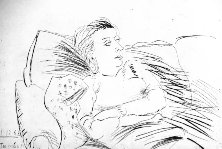 Ets Tamburi - Donna sul divano