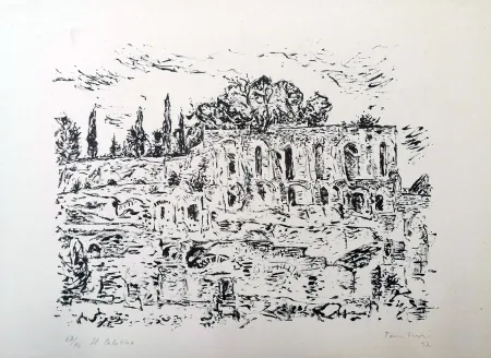 Lithografie Tamburi - Il Palatino