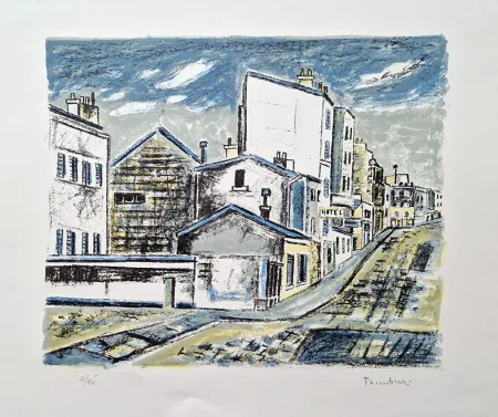 Lithografie Tamburi - Strada Hotel