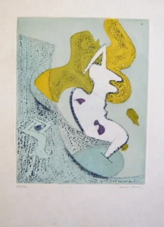 Ets En Aquatint Tanning - Composition 2