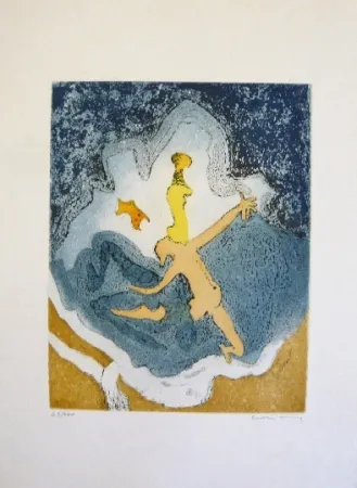 Ets En Aquatint Tanning - Composition 6