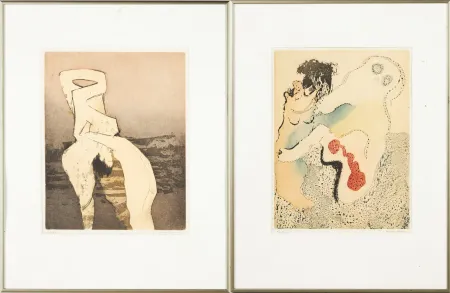 Ets En Aquatint Tanning - En chair et en or