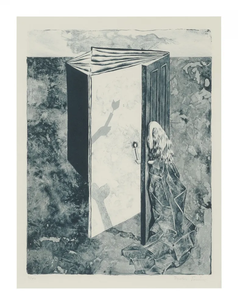 Lithografie Tanning - LES 7 PÉRILS SPECTRAUX (The 7 Spectral Perils) Porfolio. 1950