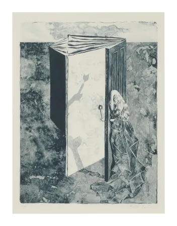 Lithografie Tanning - LES 7 PÉRILS SPECTRAUX (The 7 Spectral Perils) Porfolio. 1950