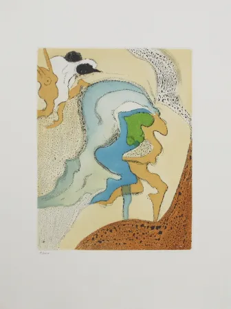 Ets En Aquatint Tanning - Midi et demi