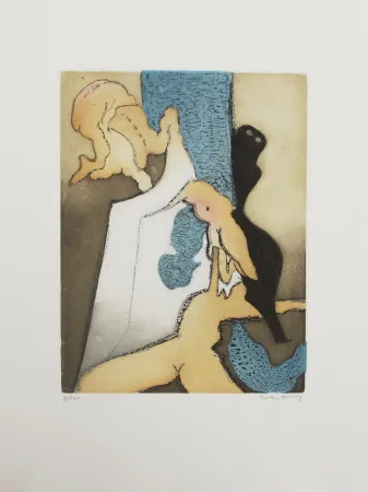 Ets En Aquatint Tanning - Sur le grain