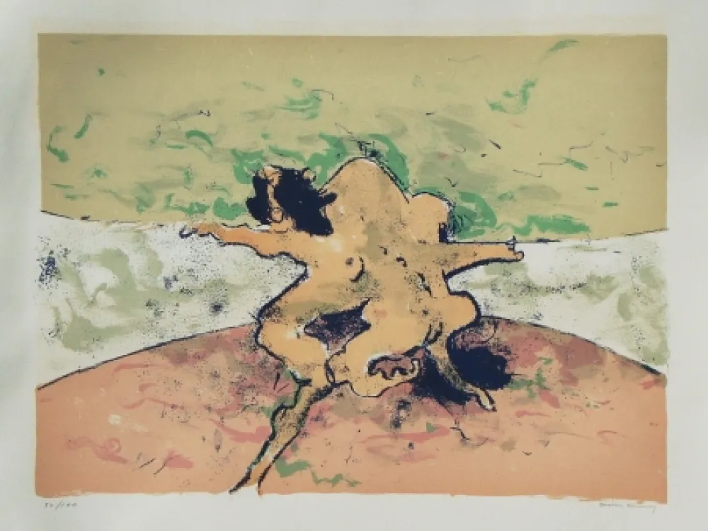 Lithografie Tanning - Trouble in paradise